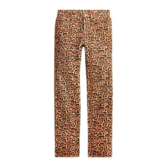 J. Crew Leopard Print Jeans Mid-Rise Slouchy Statement Animal Print Size 26 - Picture 10 of 10